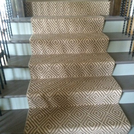 stairs runner installation - Contract Interiors, IN